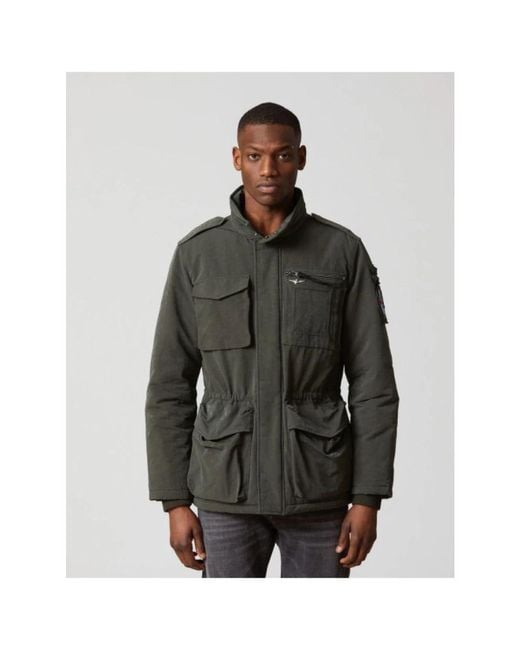 Aeronautica Militare Green Light Jackets for men
