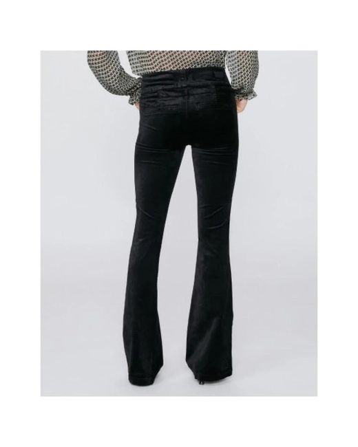 PAIGE Black Slim-Fit Trousers