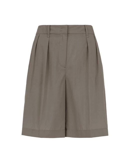 Bomboogie Gray Casual Shorts