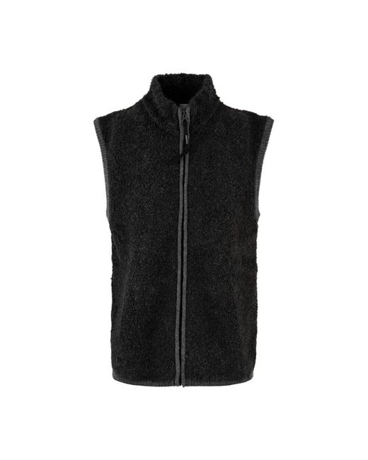 Aspesi Black Vests for men