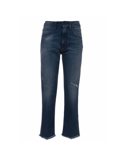 Jacob Cohen Blue Cropped Jeans