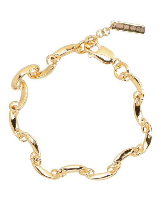 SWEETLIMEJUICE Accessoires ,Geel ,Kamon Armband in het Metallic