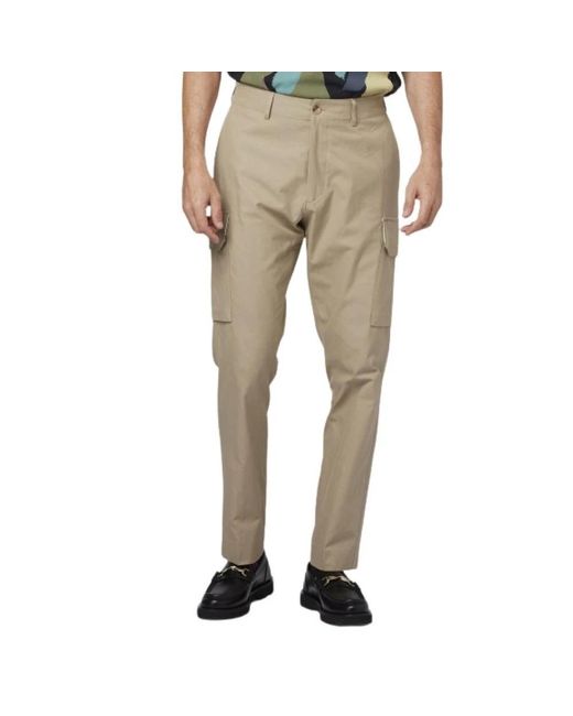 PS by Paul Smith Natural Straight Trousers for men