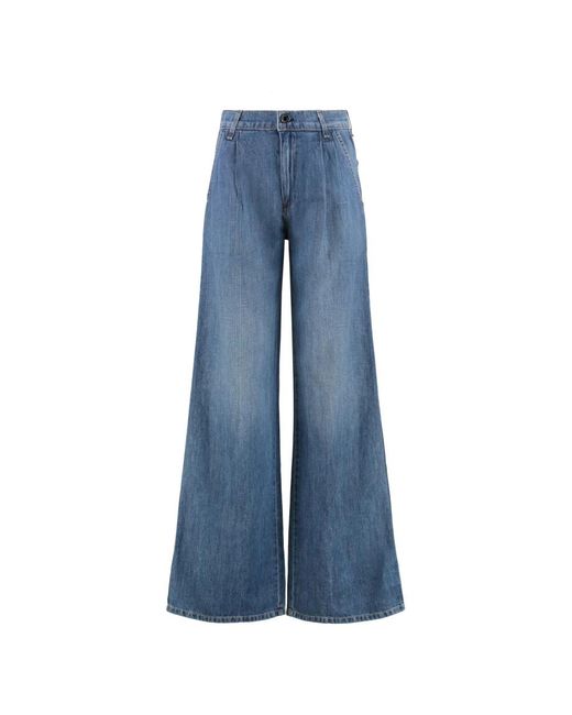 ASKK NY Wide Jeans in het Blue