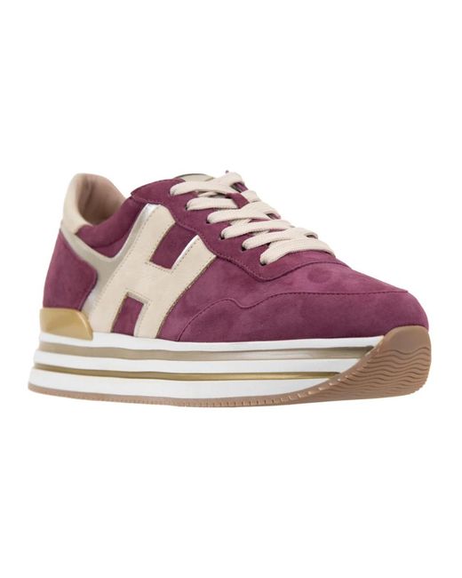Hogan Purple Sneakers