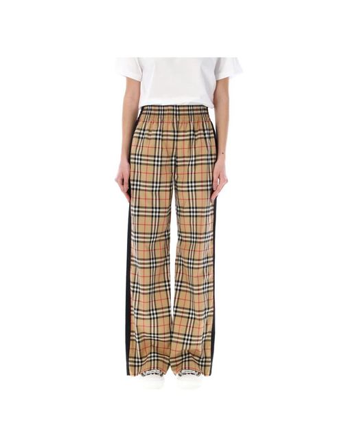 Burberry Natural Wide Trousers