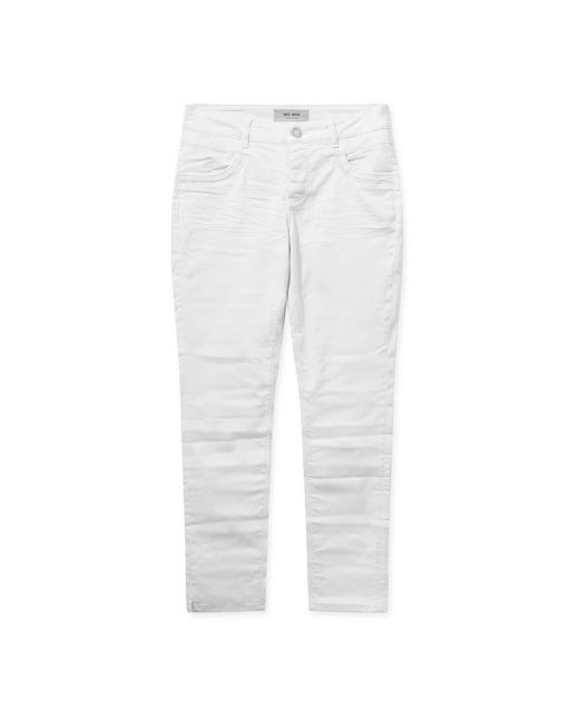 Mos Mosh White Cropped Trousers