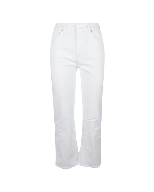Siviglia Logo-Patch Jeans in het White