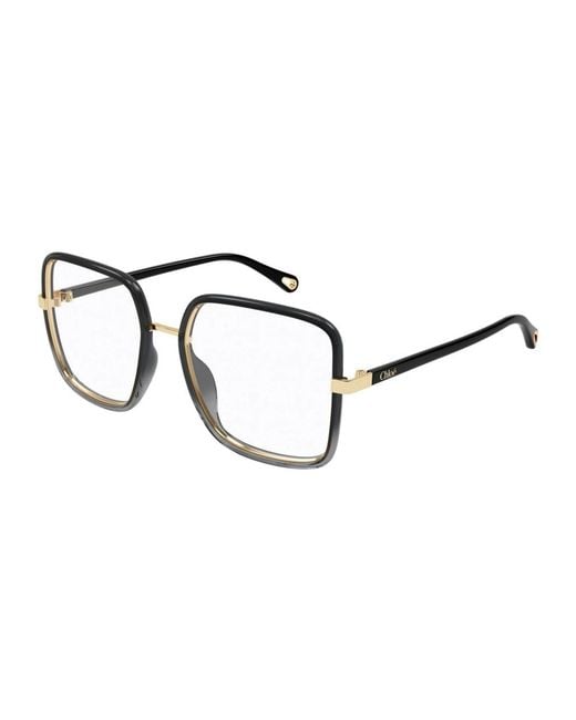 Chloé Square Frame Glasses in het Black