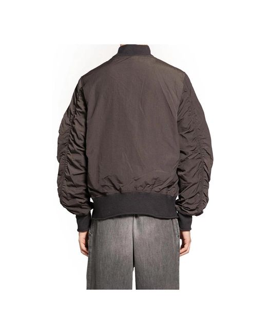 Giorgio Brato Brown Bomber Jackets for men