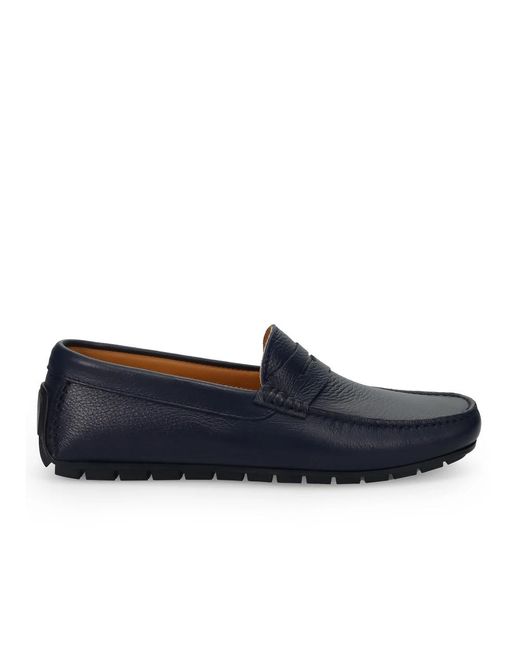 Sangiorgio Blue Loafers for men