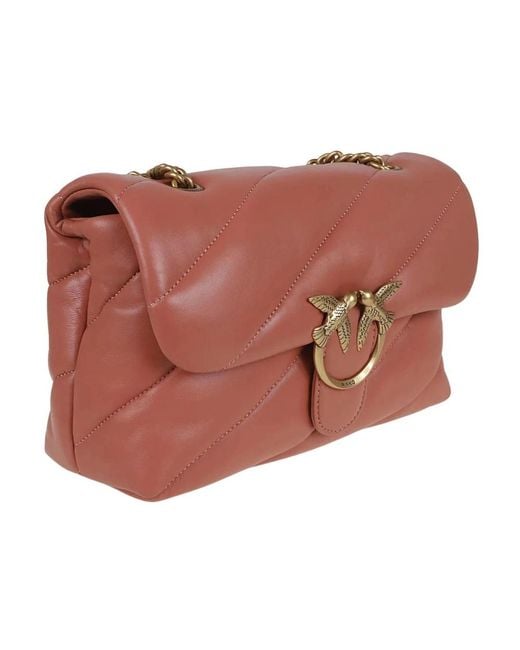 Pinko Red Shoulder Bags