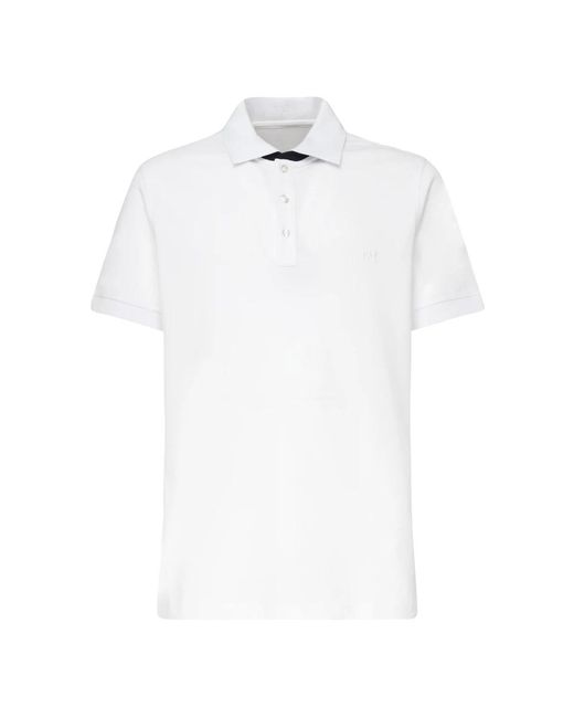 Polo Shirts Fay de hombre de color White