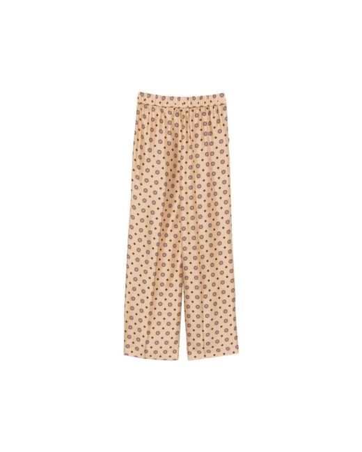 Alberto Biani Natural Wide Trousers