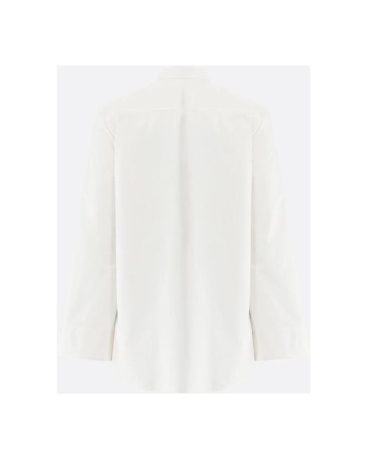 Van Laack Blouse Tizita in het White