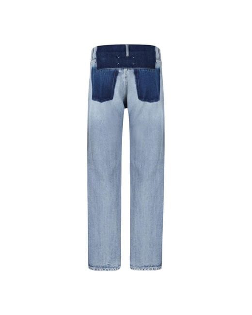 Maison Margiela Blue Straight Fit Jeans for men