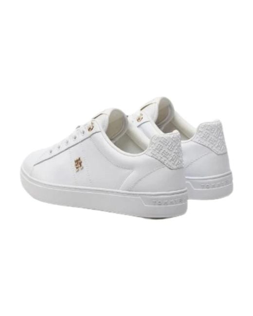 Tommy Hilfiger White Sneakers
