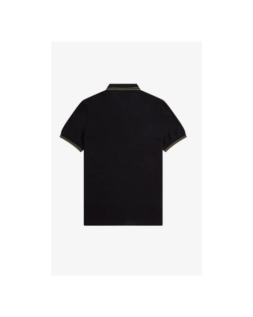 Fred Perry Black Polo Shirts for men