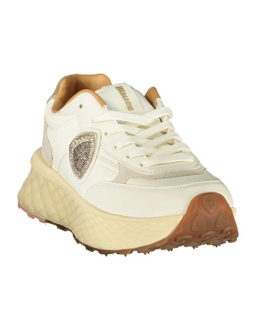 Blauer White Schuhe