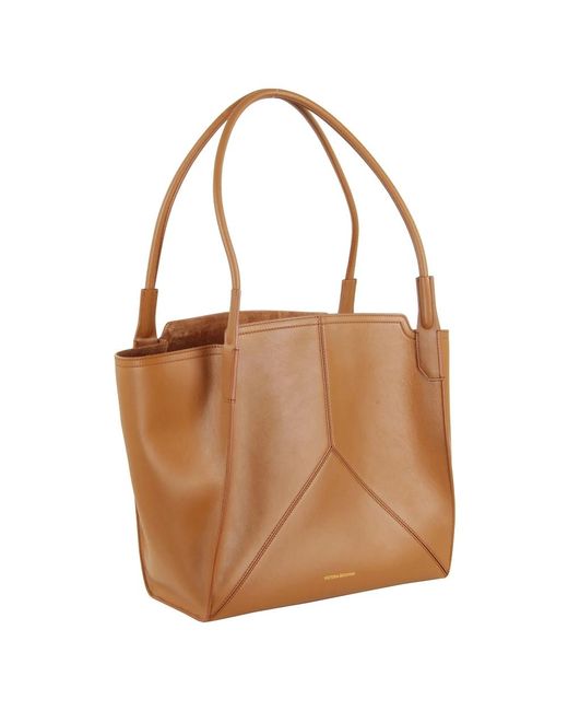 Victoria Beckham Brown Small Victoria Tote