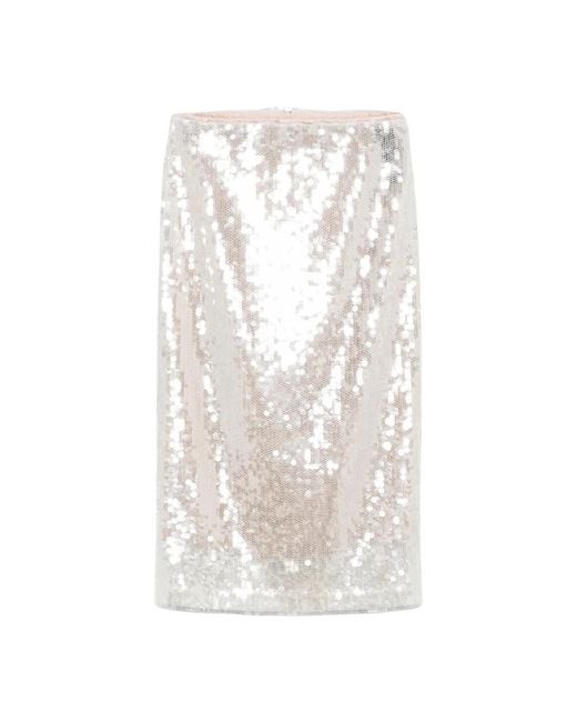 FEDERICA TOSI White Midi Skirts