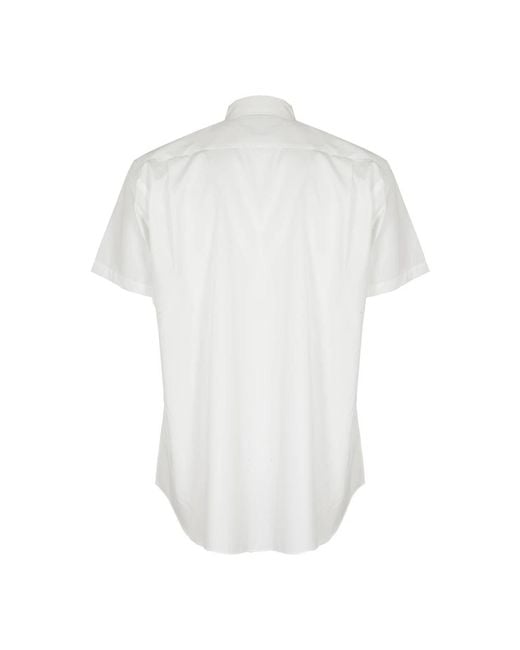 Comme des Garçons White Short Sleeve Shirts for men