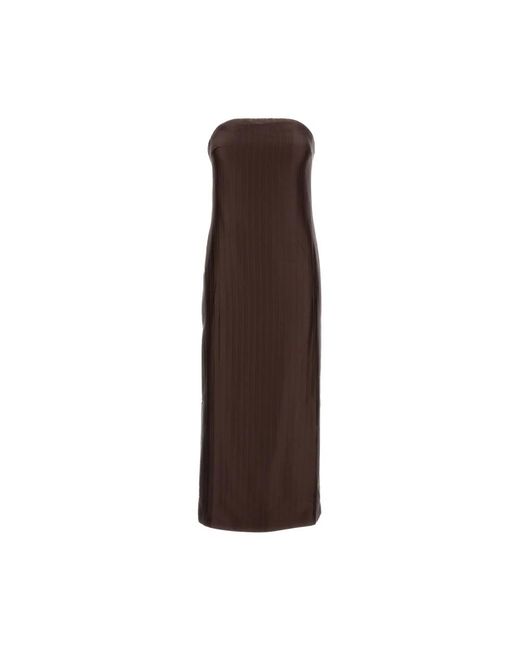 Loulou de Saison Brown Midi Dresses