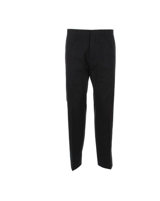 Calvin Klein Black Straight Trousers for men