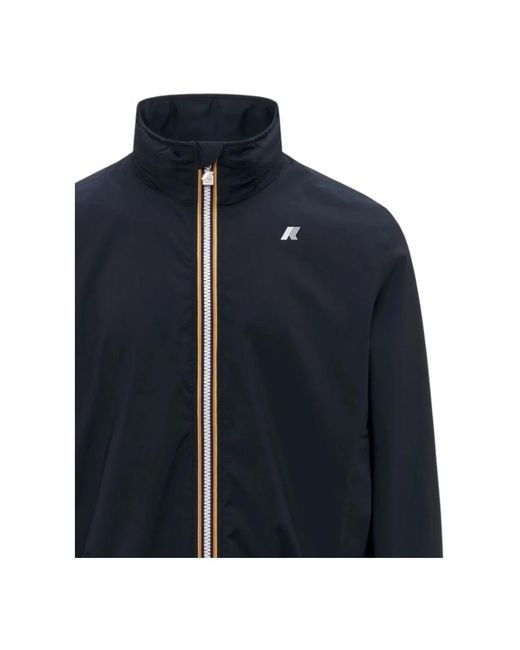 K-Way Blue Bomber Jackets for men