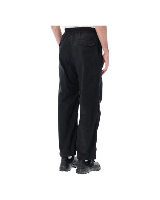 Nanamica Black Wide Trousers for men