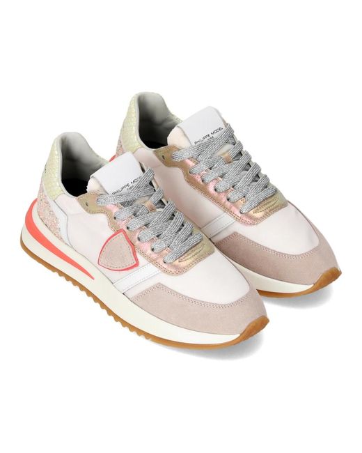Philippe Model Pink Sneakers