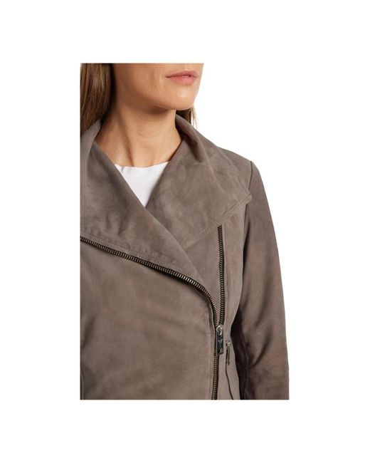 carlo colucci Brown Leather Jackets