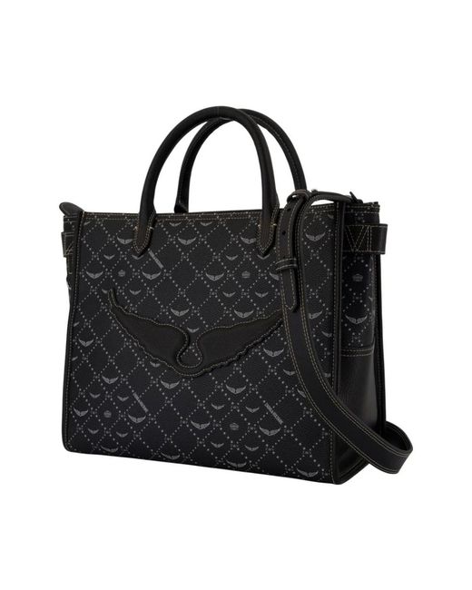 Zadig & Voltaire Black Shopping Bags