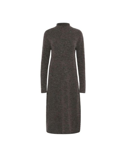 Soaked In Luxury Black Knitted Dresses