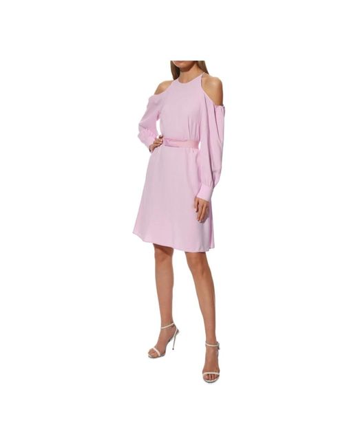 Stella McCartney Pink Cut Shoulders Dress