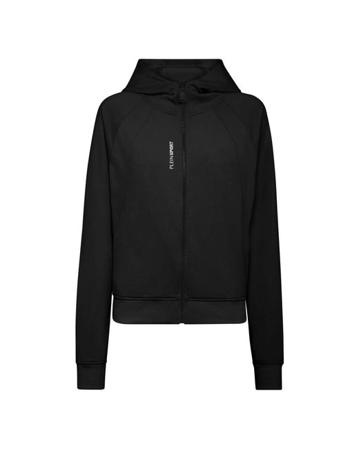 Philipp Plein Black Hoodie Sweatjacket Basic