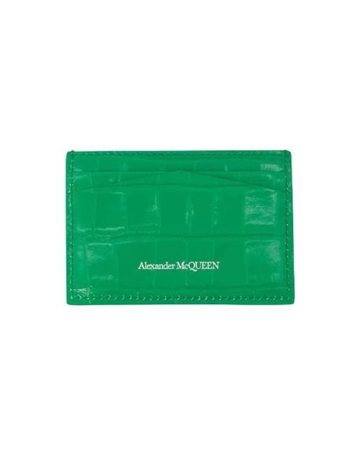 Alexander McQueen Green Wallets & Cardholders