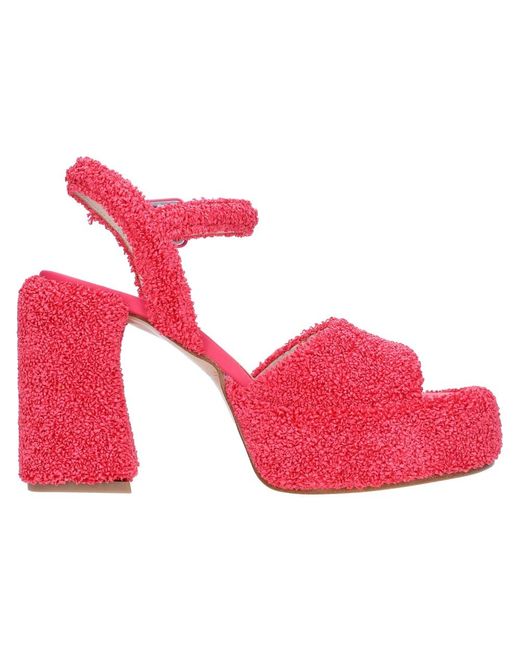 Elena Iachi Pink High Heel Sandals