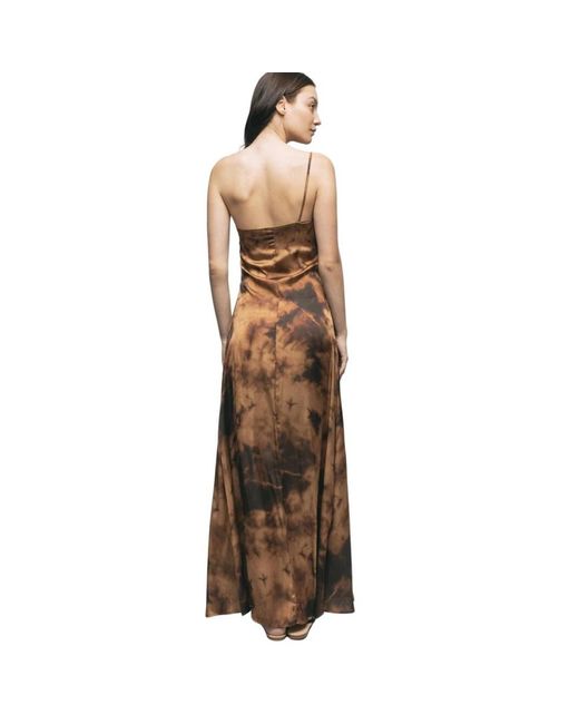 Gaelle Paris Brown Maxi Dresses