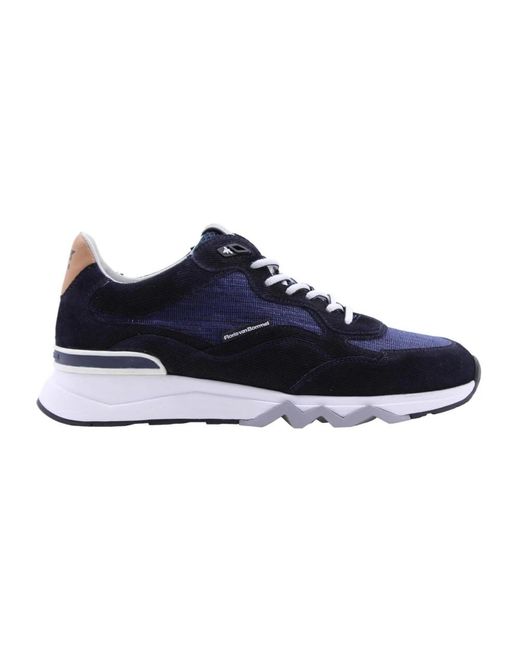 Floris Van Bommel Blue Sneakers for men