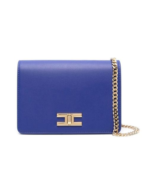 Elisabetta Franchi Blue Shoulder Bags
