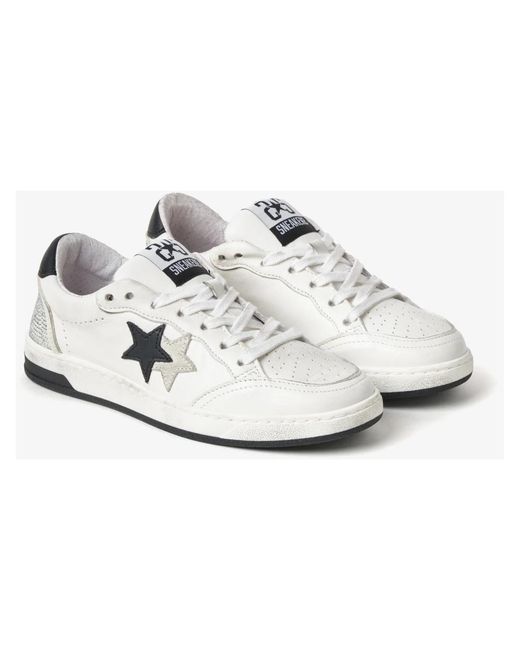 2 Star White Sneakers