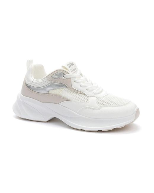 Neomood Schoenen ,Wit ,Witte Casual Gesloten Sneakers in het White