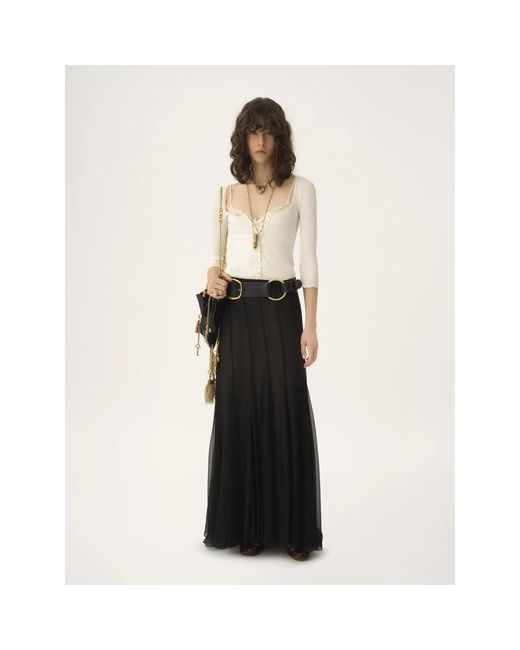 Chloé Black Maxi Skirts