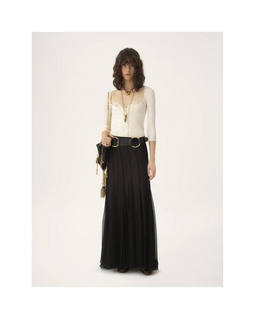 Chloé Black Maxi Skirts