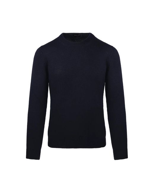 Roberto Collina Blue Round-Neck Knitwear for men