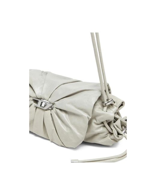 DIESEL Gray Shoulder Bags