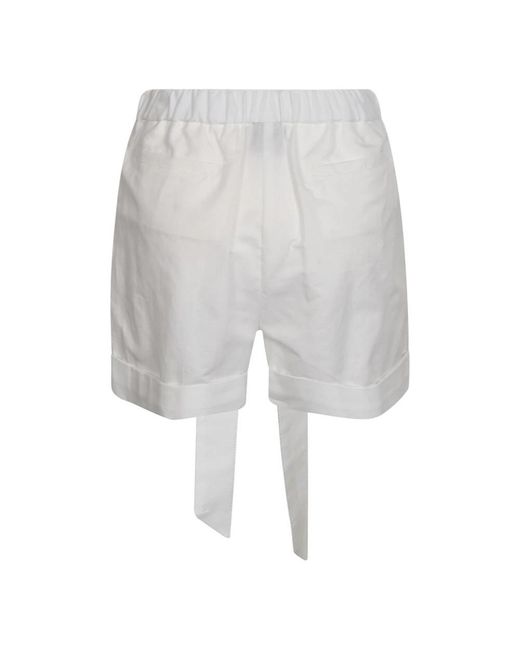 Pinko Gray Short Shorts