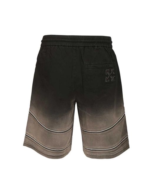 Off-White c/o Virgil Abloh Gray Casual Shorts for men
