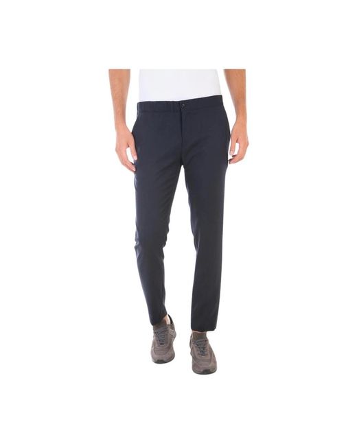 Daniele Alessandrini Blue Chinos for men